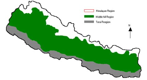 Nepal Terai Region Map