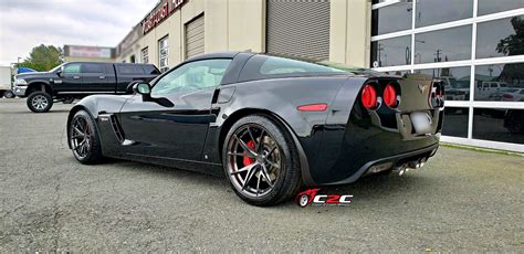 Corvette C6 With Black Wheels