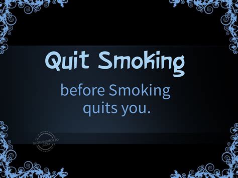 Anti Smoking Slogans