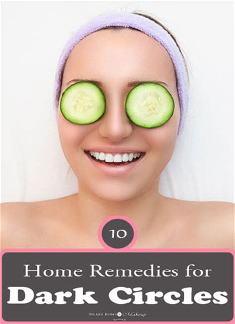 10 Natural Home Remedies To Remove Dark Circles - Heart Bows & Makeup