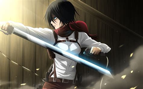 Mikasa, Attack on Titan, 4K, #153 Wallpaper PC Desktop