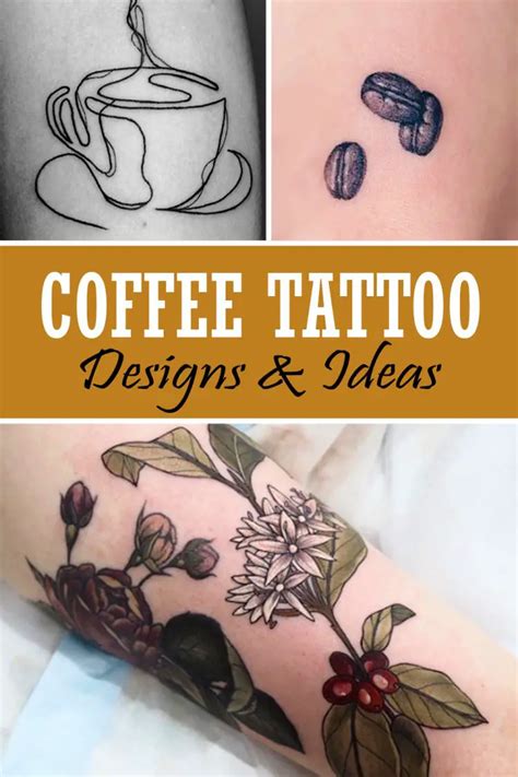 33 Coffee Tattoo Designs & Ideas - Best Coffee Tattoos