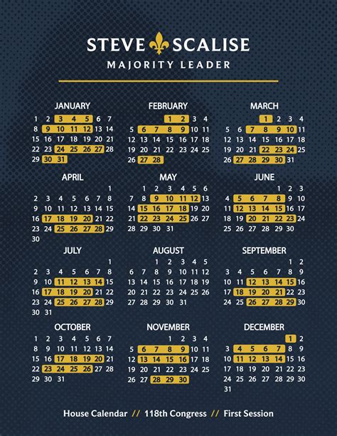 2023 House Calendar | Majority Leader