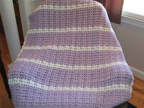 Crib Size Baby Blanket by SandysHomemadeCrafts on Etsy