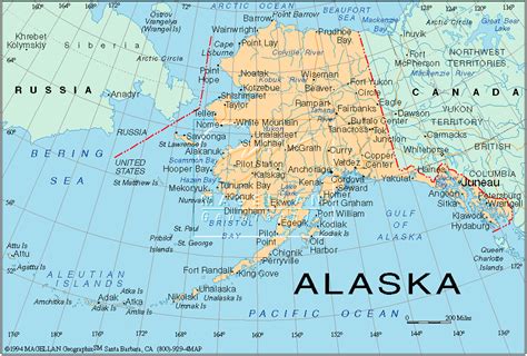 Alaska Tours & Lodging - AK Map