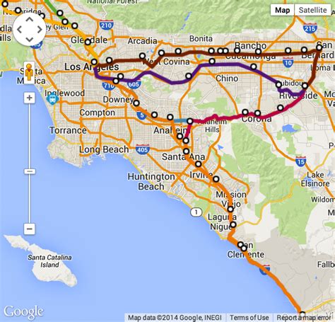 Southern California Metrolink Map - Printable Maps