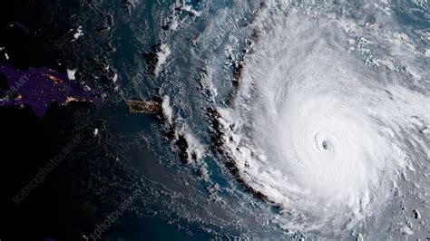 Hurricane Irma, satellite image - Stock Image - C037/2332 - Science ...