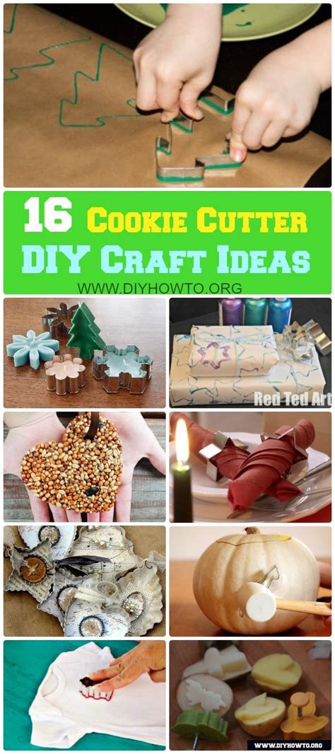 16 DIY Cookie Cutter Craft Ideas Picture Instructions