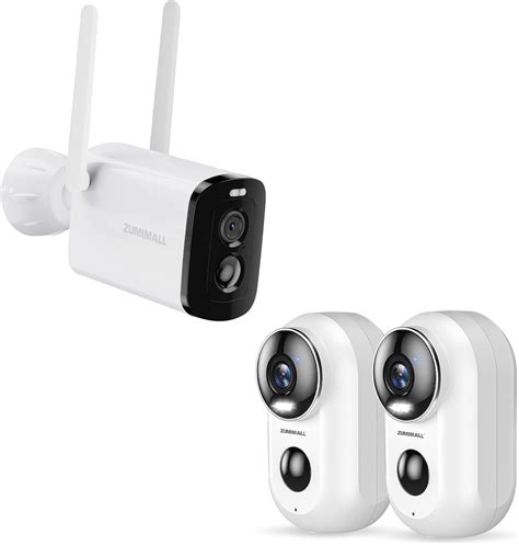 Amazon.com : ZUMIMALL Security Camera Wireless Outdoor, 2K Battery ...