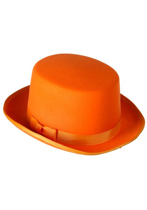 Orange Tuxedo Top Hat