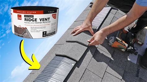 How to Install a Ridge Vent | Shingle Roof Install Guide - YouTube