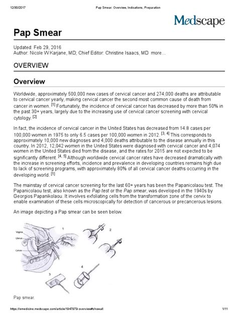 Pap Smear_ Overview, Indications, Preparation | Cervical Cancer ...