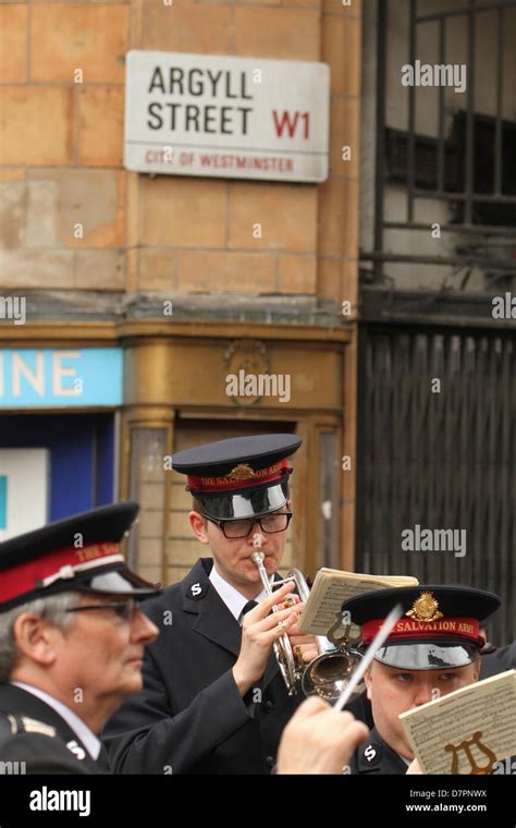 Salvation army band members instruments hi-res stock photography and ...