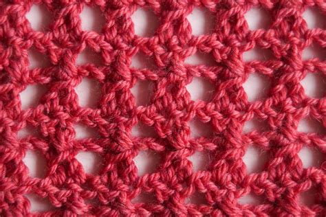 Crochet Lace Stitch - Diamond Crochet Stitch Pattern