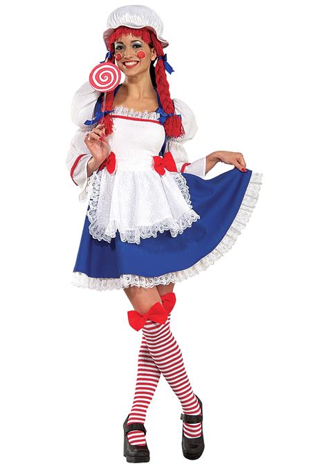 Adult Cheerful Rag Doll Costume