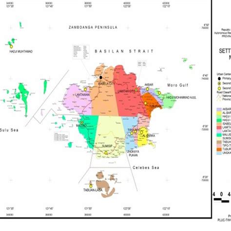 Map of Basilan Island, where Sumisip (encircled) is one of the ...