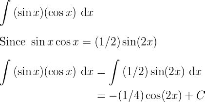 Integral of Sinx Cosx - JeremiahqoMayo