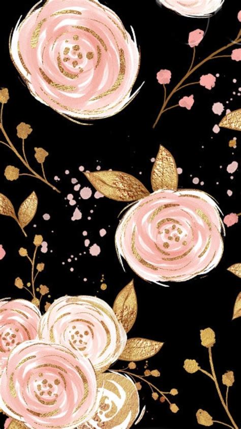 Rose Gold Flowers Wallpapers - Wallpaper Cave