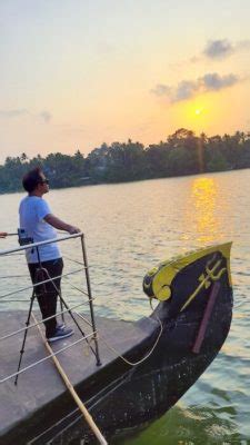 Sunset Cruise On Scenic Ashtamudi Lake Kollam, Kerala