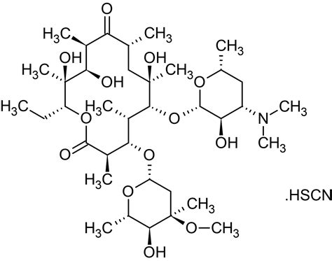 Erythromycin thiocyanate, Macrolide antibiotic (CAS 7704-67-8) (ab142872)