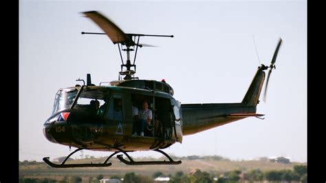 Flight in USA Bell UH-1H Huey Gunship Helicopter Iconic sound N104HF ...