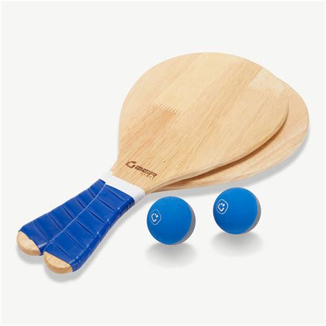 Bat and Ball Set - Rubber Wood - Uber Games