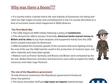 The boom & Ford motto industry (AQA AMERICA OPPORTUNITY AND INEQUALITY ...