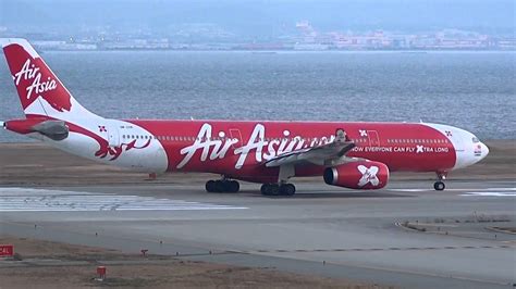 AirAsia X Airbus A330-300 9M-XXB Takeoff from KIX 24L - YouTube