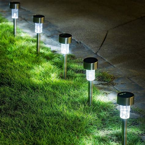 Lights & Lighting Outdoor Landscape Lighting AIBIOU Solar Lamp Outdoor ...