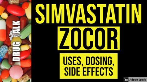 Simvastatin (Zocor) - Uses, Dosing, Side Effects - YouTube