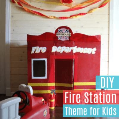 DIY Fire Station with Printables | Brilliant Little Ideas