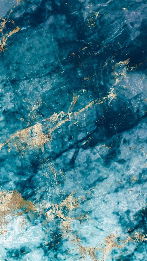 Blue aesthetic iPhone wallpaper, marble | Premium Photo - rawpixel