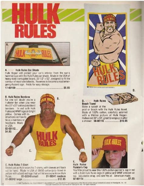 1990 WWF Merchandise Catalog – Retro Ramblings