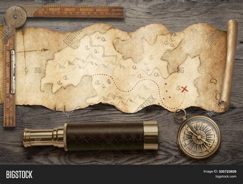 Old Torn Treasure Map Image & Photo (Free Trial) | Bigstock