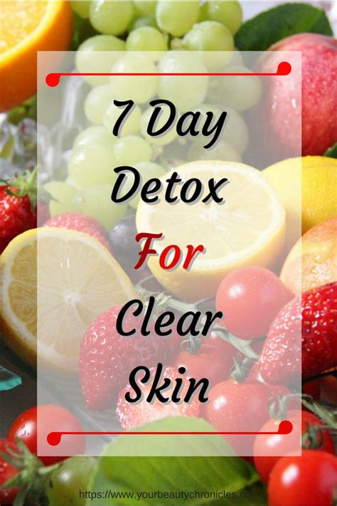 The Busy Girl's 7 Day Detox For Clear Skin – Your Beauty Chronicles ...