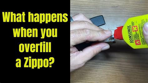 How To Refill A Zippo Lighter : What To Avoid And Why - YouTube