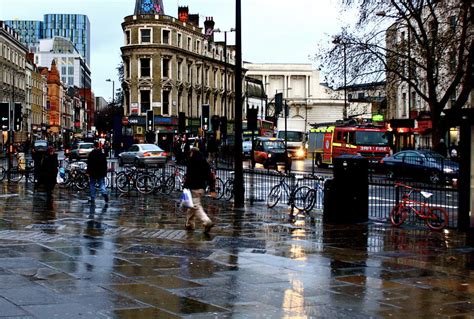 Rainy Day in London Town Photograph by Portia Watson