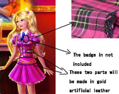 Custom Blair Willows Cosplay Costume from Barbie: Princess Charm School ...