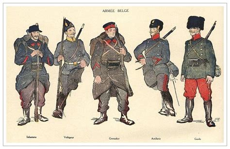 WWI Belgian Army | Illustrations | Pinterest