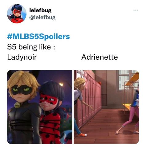 Since Ladybug is in love with Cat Noir and Adrien is in love with ...