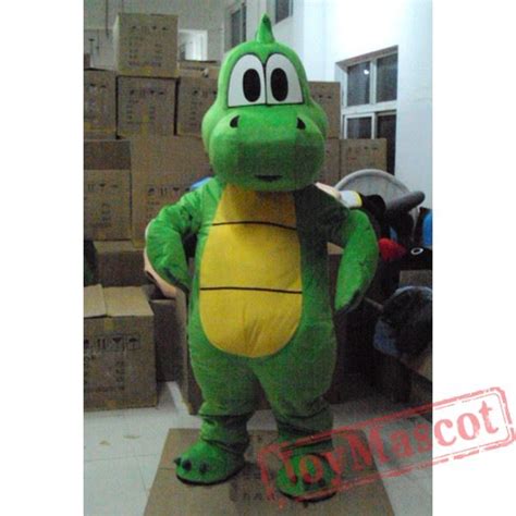 Giant Green Dragon Mascot Costume