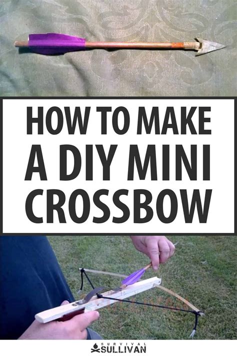 DIY Mini Crossbow Step-By-Step