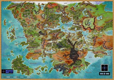 Faerun forgotten Realms Map in PNG Format W/ Numbered Hexes AD&D ...