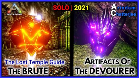 Ark Valguero - 2022 Lost Temple Cave SOLO Walkthrough, ARTIFACT OF THE ...