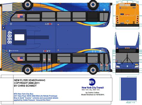 MTA 2011 New Flyer XD40 Blue and Gold part 1 | Around the Horn | Flickr