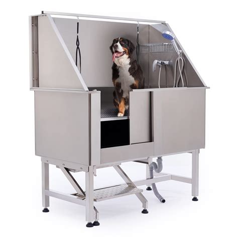 Buy CO-Z50 Inch Dog Bathing Station for Large Dogs, Stainless Steel Dog ...