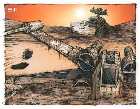 Jakku - Concept Sketch by Erik-Maell on DeviantArt