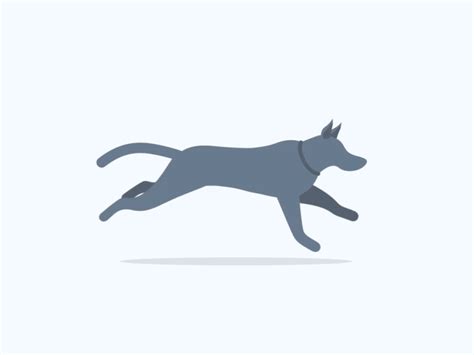 Dog Run Cycle | Running illustration, Dog illustration, Dog runs