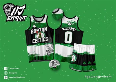 BOSTON CELTICS | Basketball jersey design ideas sublimation, Jersey ...