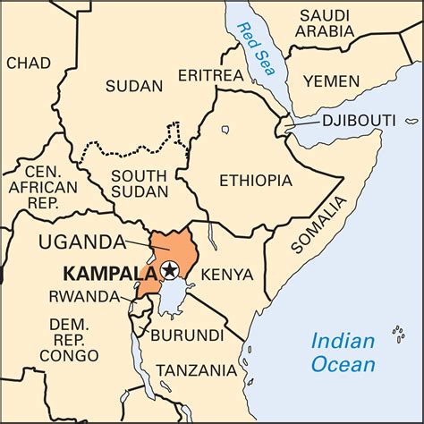 Map Of Kampala Showing Divisions